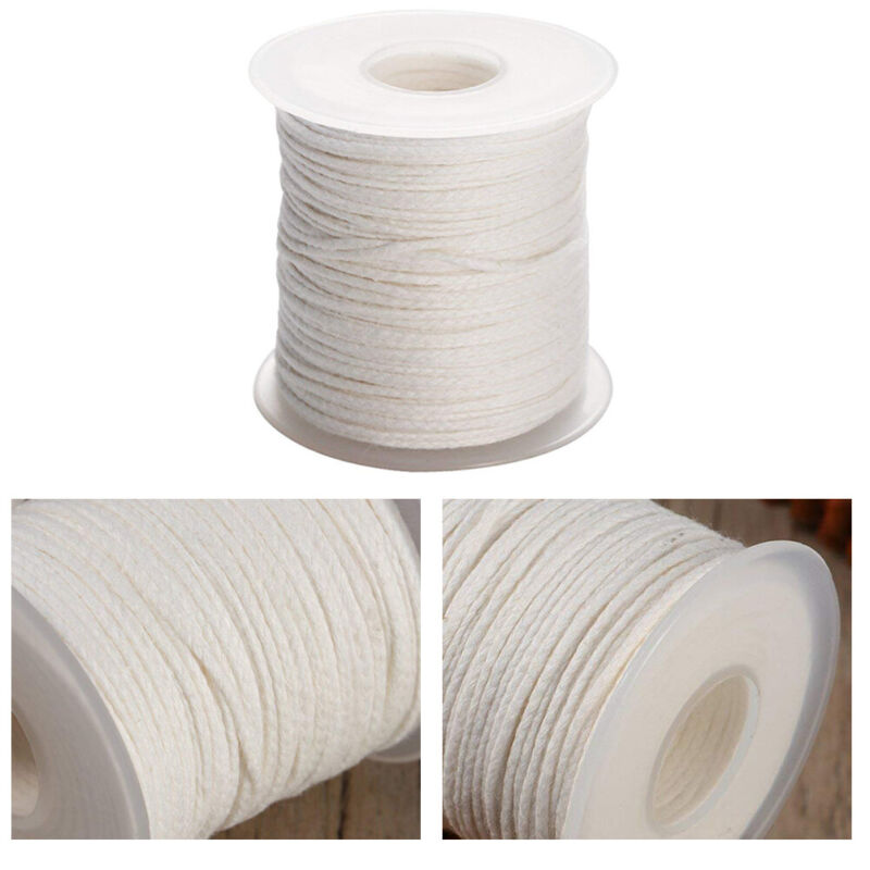 Candle Making Wicks 200 Ft Candle Wick Roll Woven Candle Wick Spool for Candle Unbranded - фотография #8