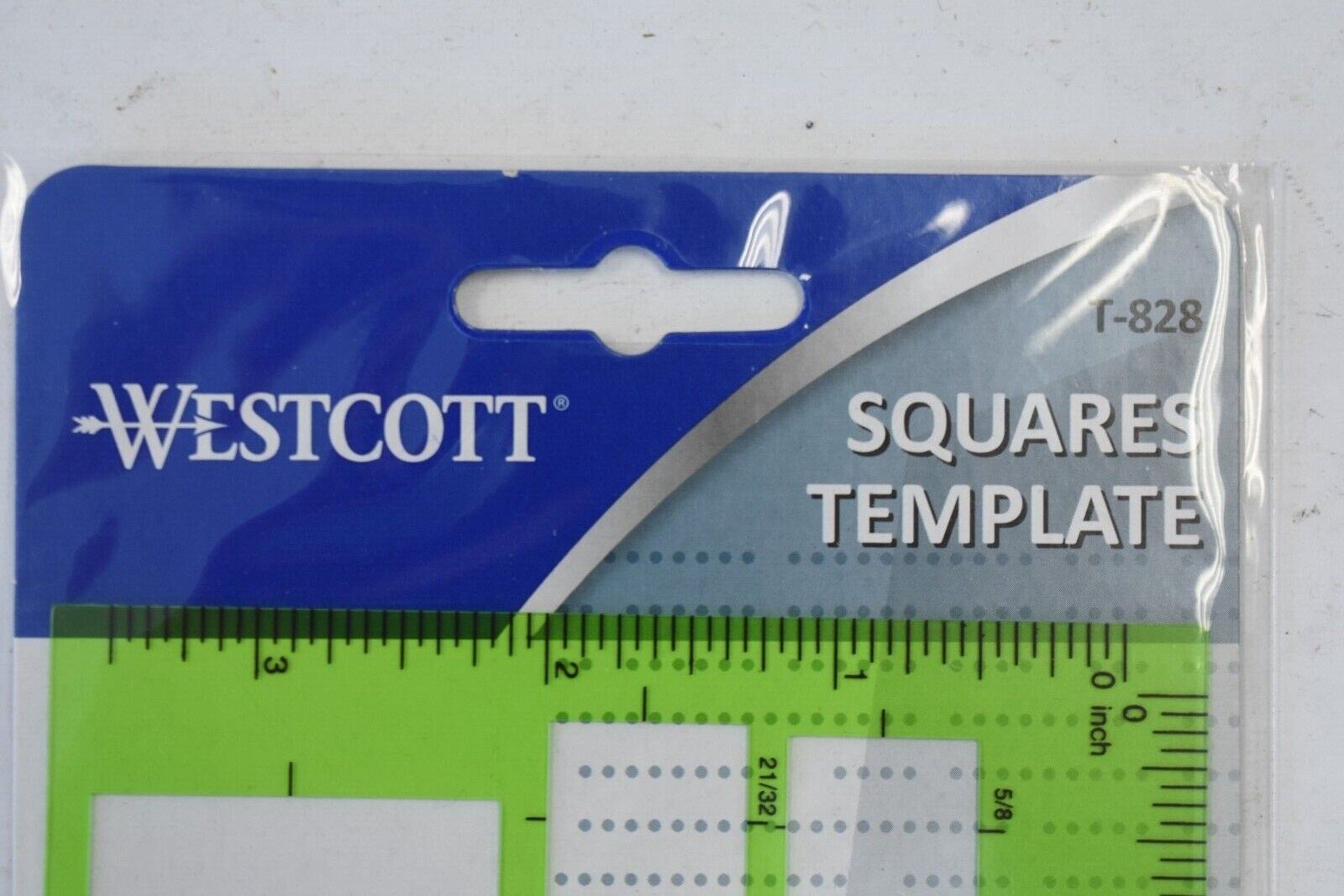 Lot Of 3 Westcott C-Thru Squares Geometric Template 4"x7-1/4" T-828 39 Openings Westcott T-828 - фотография #3