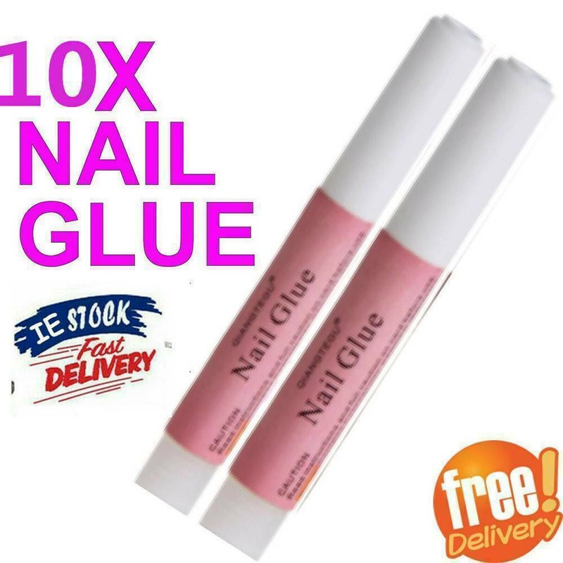 10PCS Nail Tip Glue Super Bond For Acrylic Nails Strong Adhesive Manicure Tools Unbranded Does not apply - фотография #5