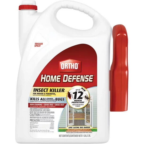 Defense Insect Killer Spray Indoor & Outdoor 1 Gallon Long-Lasting Protection Home Defense