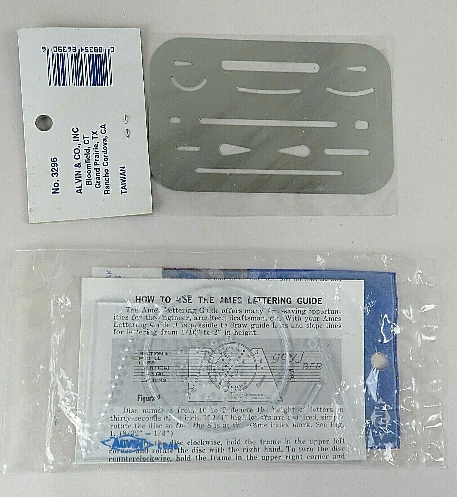 ALVIN Drafting Tools Kit Erasing Shield Lettering Guide Bag Duster EUC 5 Pieces Alvin - фотография #7