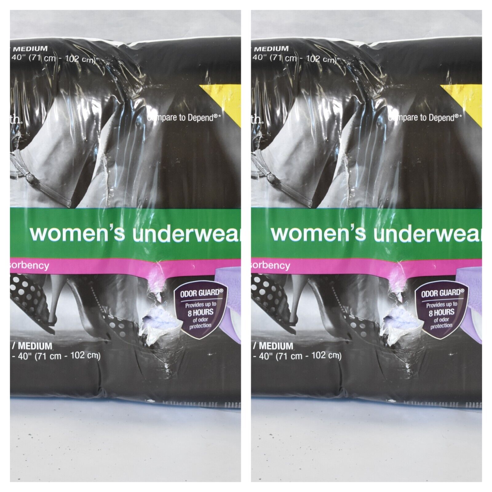 2 CVS Health Womens Maximum Absorbency Underwear Small/Medium 36 Pack 28"-40" CVS Health 830476