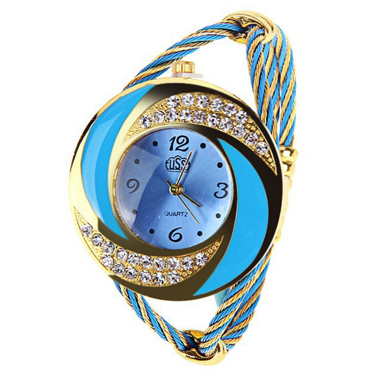 Bangle Watch Quartz Movement Waterproof Analog Quartz Bracelet Watch Round Unbranded - фотография #7