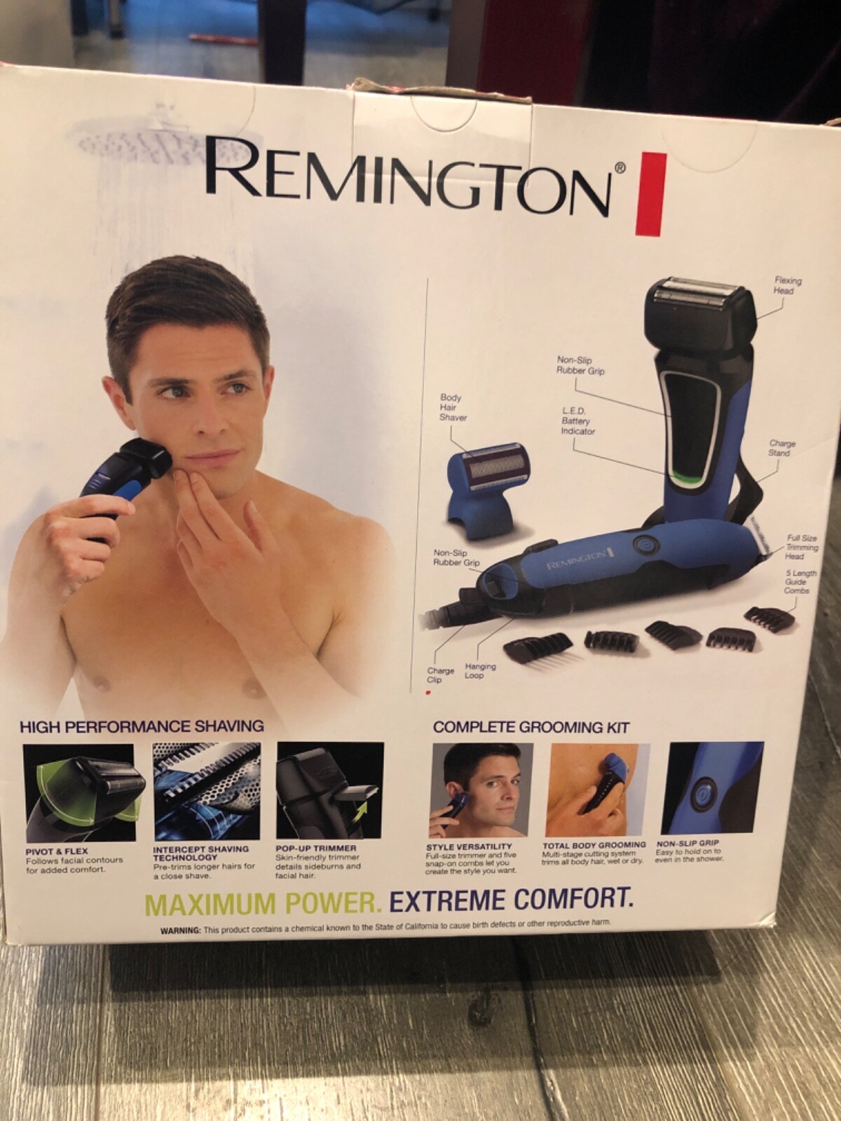 Remington PF7600 Shaving & Body Hair Grooming Set （Brand New) Remington 149D10580 - фотография #2