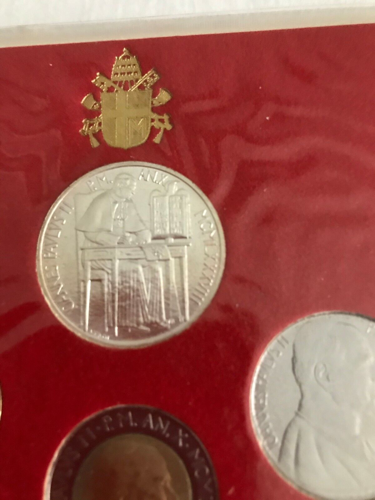 Pontiff, Saint John Paul II MCMLXXXVIII  Anno X 1988 Commemorative Coin Set of 7 Unknown - фотография #5