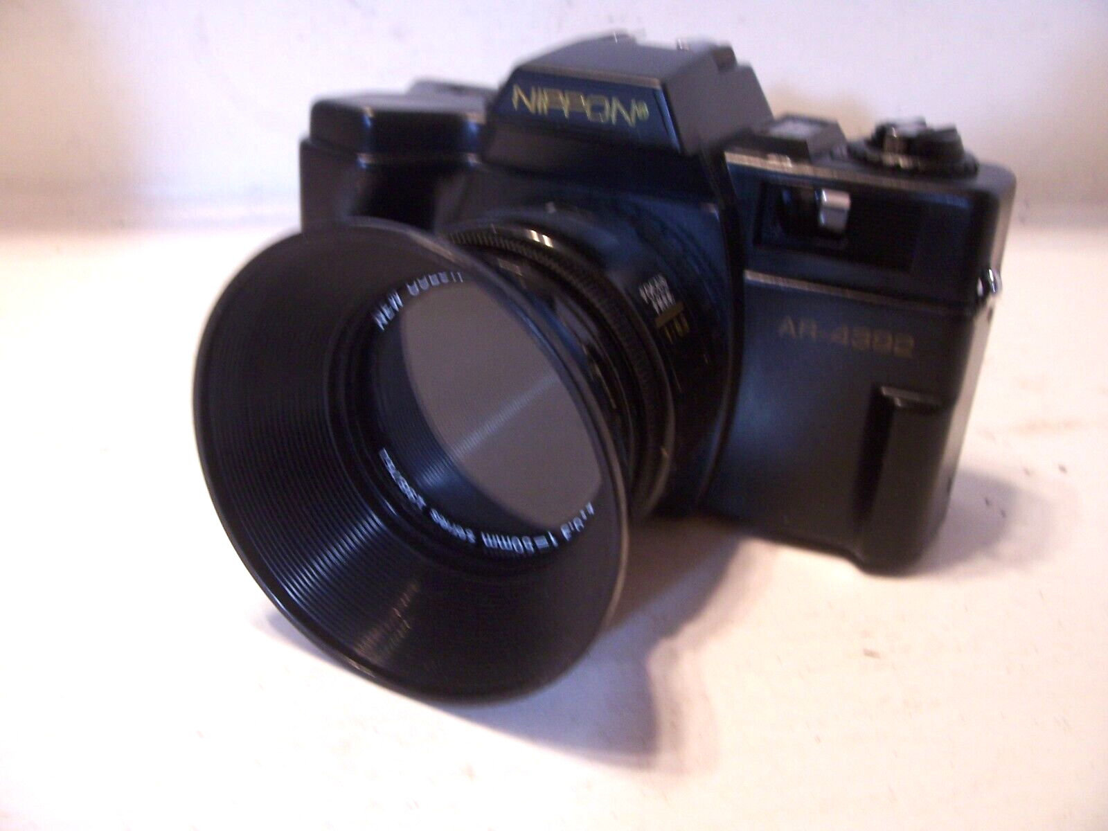 NEW Vintage Film 35mm Camera Nippon AR-4392F w/ Case, Strap, Sun Shade, Lens Cap Nippon ar 4392F - фотография #14