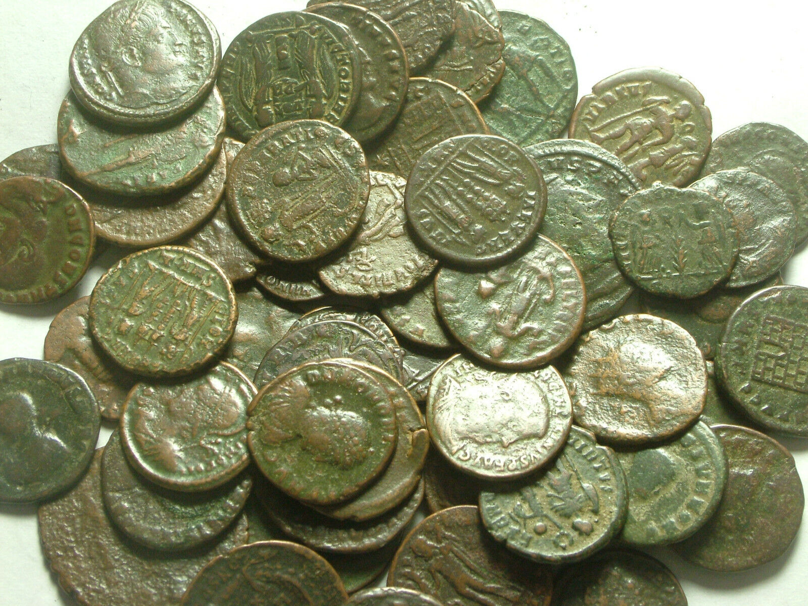 Lot genuine Ancient Roman coins Constantine/Valens/Constantius/Licinius/Constans Без бренда - фотография #2