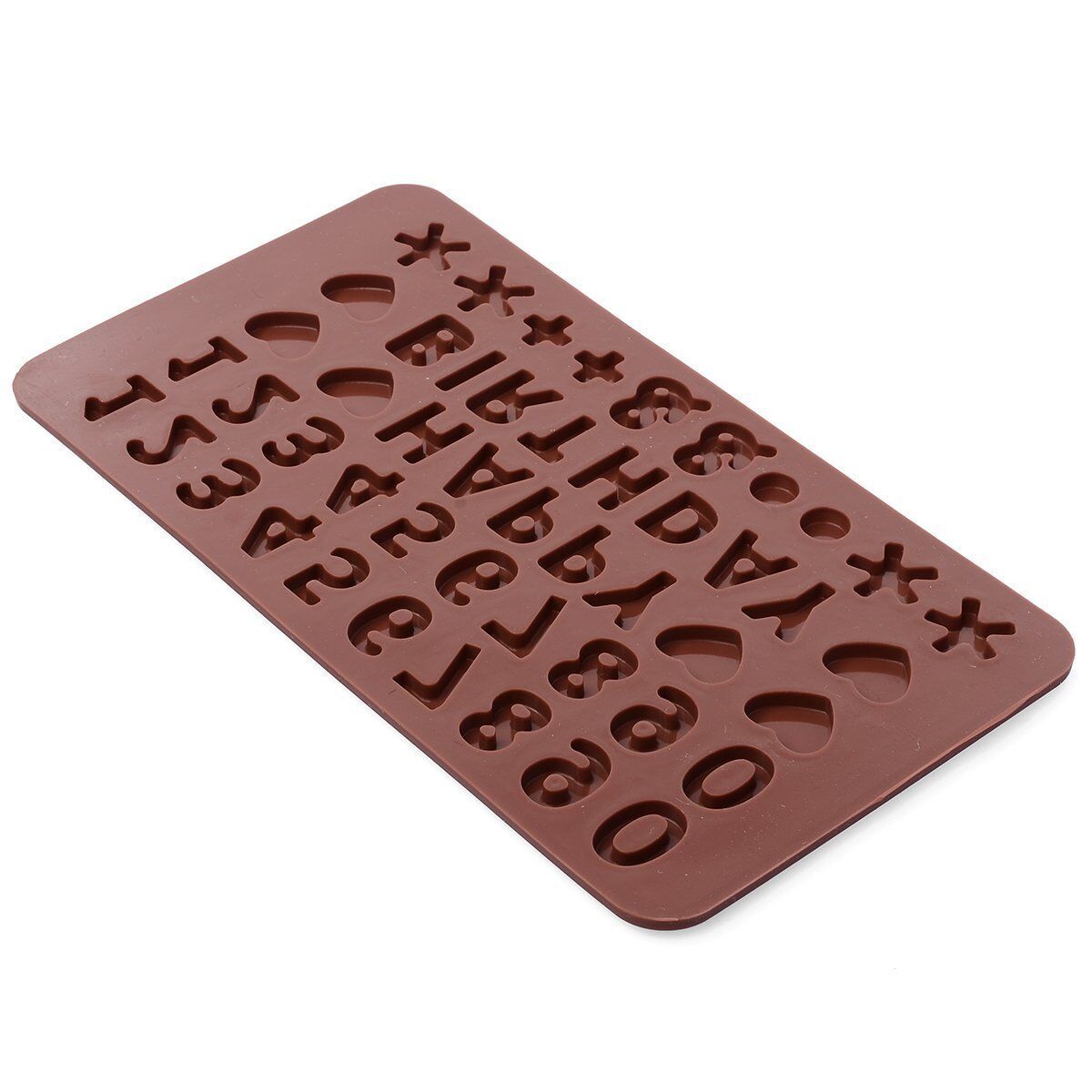 Set 2 Pack Silicone Alphabet Number Happy Birth day Fondant Mold candy Chocolate Unbranded - фотография #4