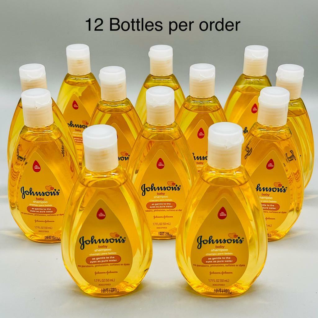 Johnson’s Baby Shampoo Gentle Tear Free Formula 1.7 fl. oz 12 Bottles per Order JOHNSON'S N/a