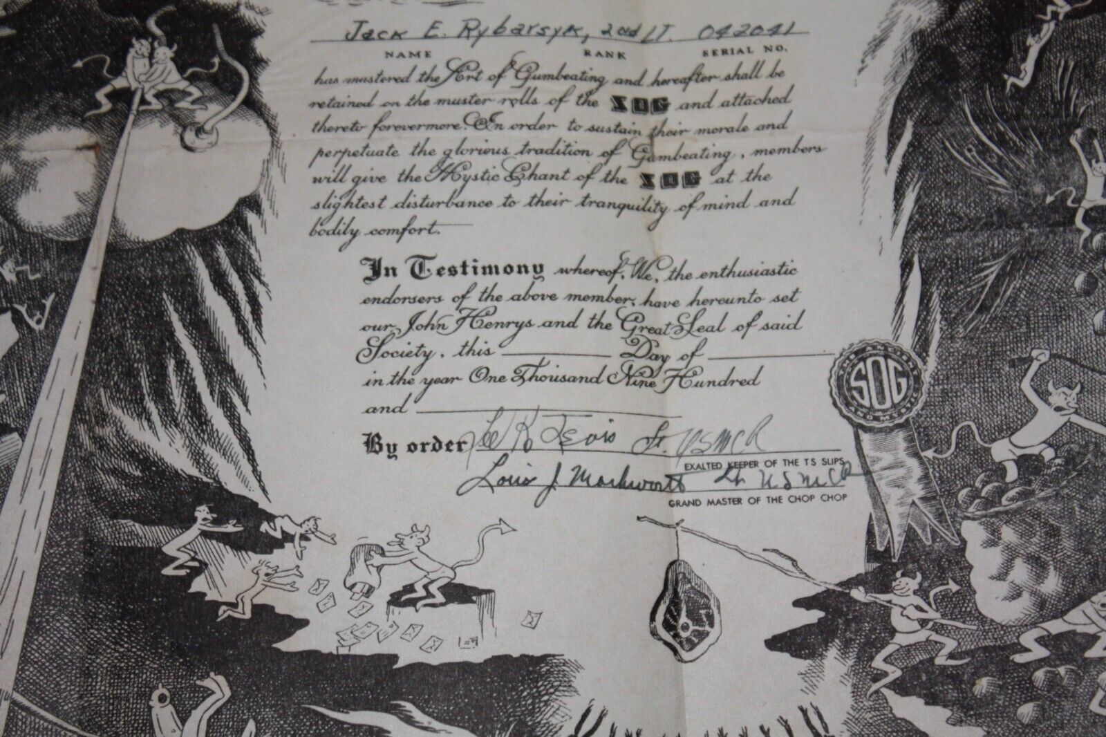 Vintage Society of Gumbeaters Certificate First Marine Motor Vehicle Permit Без бренда - фотография #6
