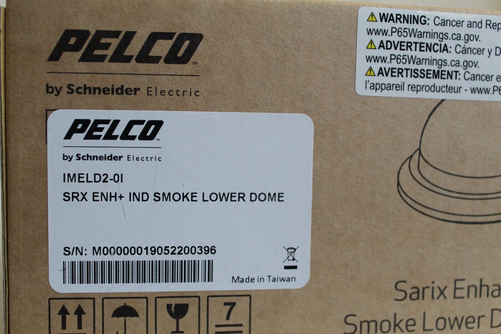 Pelco IMELD2-01 Smoke Dome for Sarix IME Series Indoor Mini Dome Camera Pelco IMELD2-0I - фотография #2