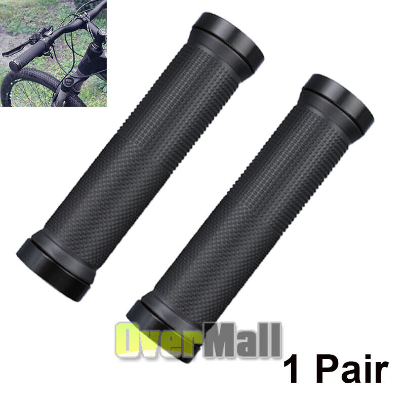 Ergonomic Rubber MTB Mountain Bike Bicycle Handlebar Grips Cycling Lock-On Ends Unbranded Does Not Apply - фотография #2