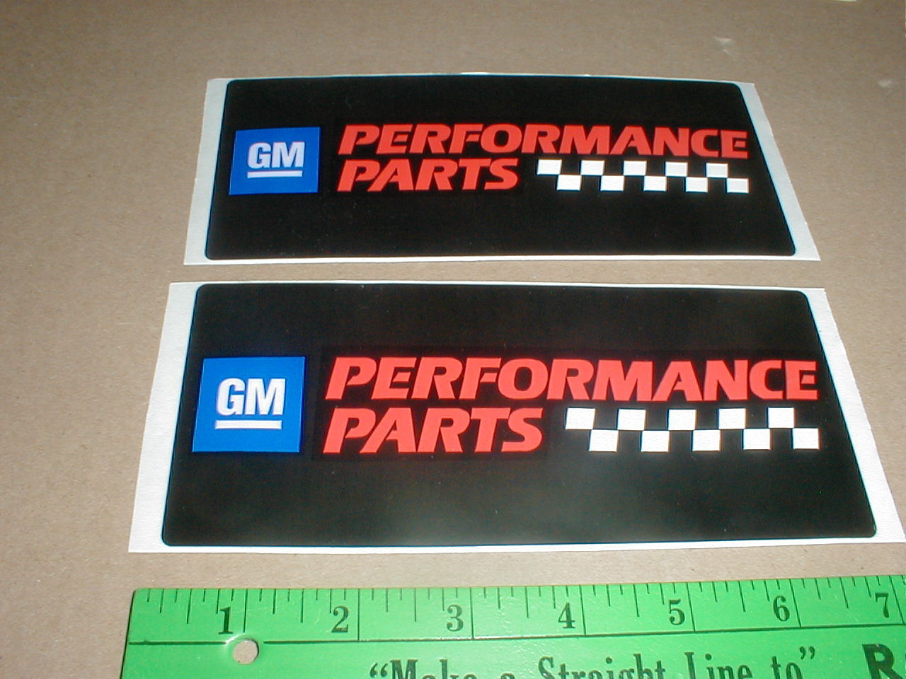 2 GM General Motors NOS new Performance Parts decal sticker AC delco goodwrench Без бренда