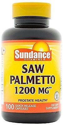 Sundance Vitamins Saw Palmetto 1200 mg 100 ea (Pack of 2) Sundance Vitamins Does not apply