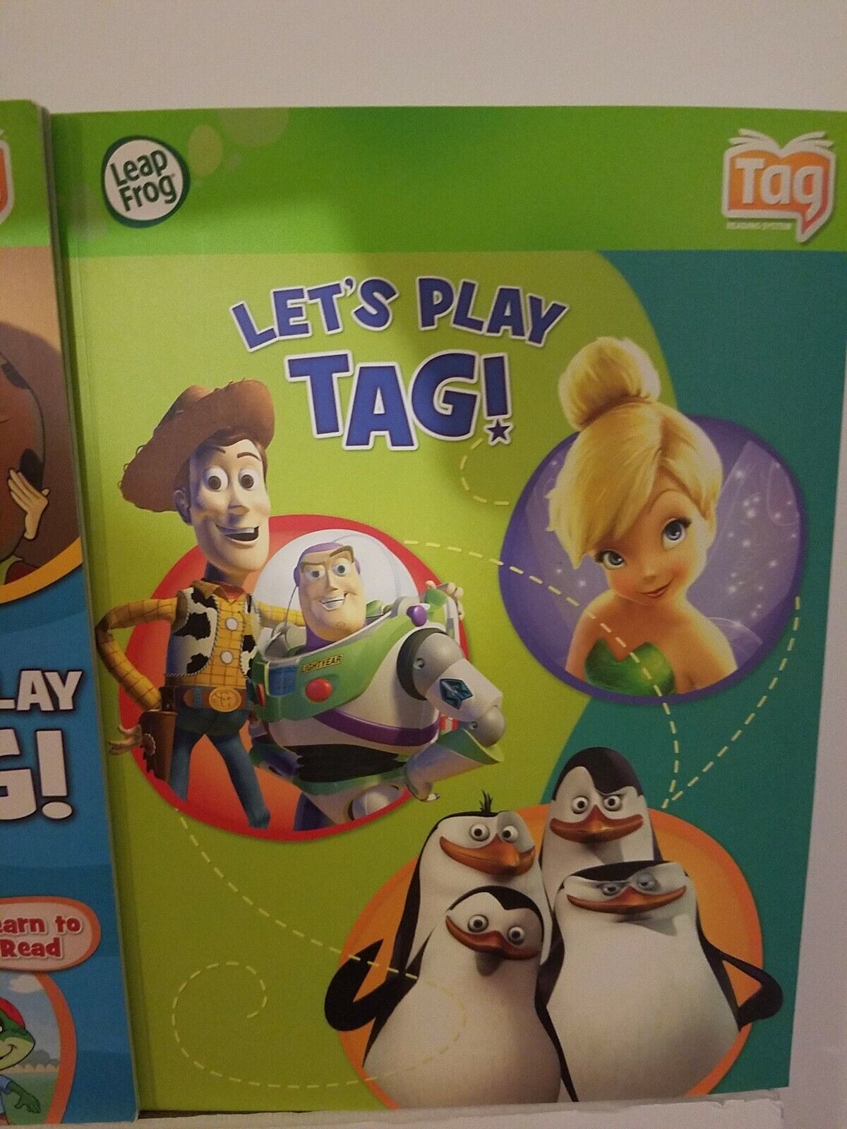 Leap Frog Tag (2 PAPERBACK BOOKS) "LET'S PLAY TAG!"  TAG ONLY BOOK ----USED---- LeapFrog Does Not Apply - фотография #4