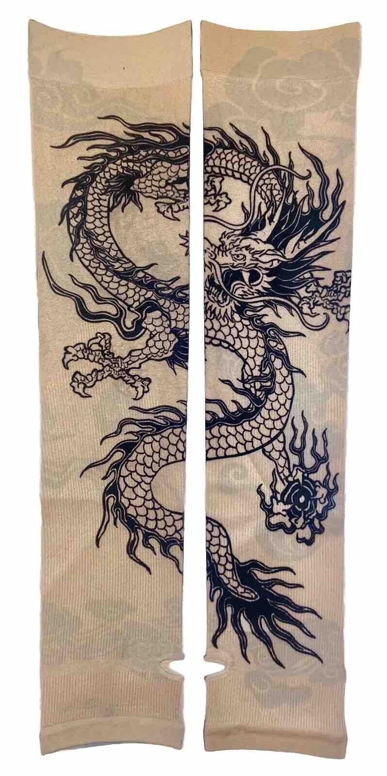 Rocco & Piper UV Protection Garden Hiking Sports Dragon Tattoo Arm Sleeve Rocco & Piper
