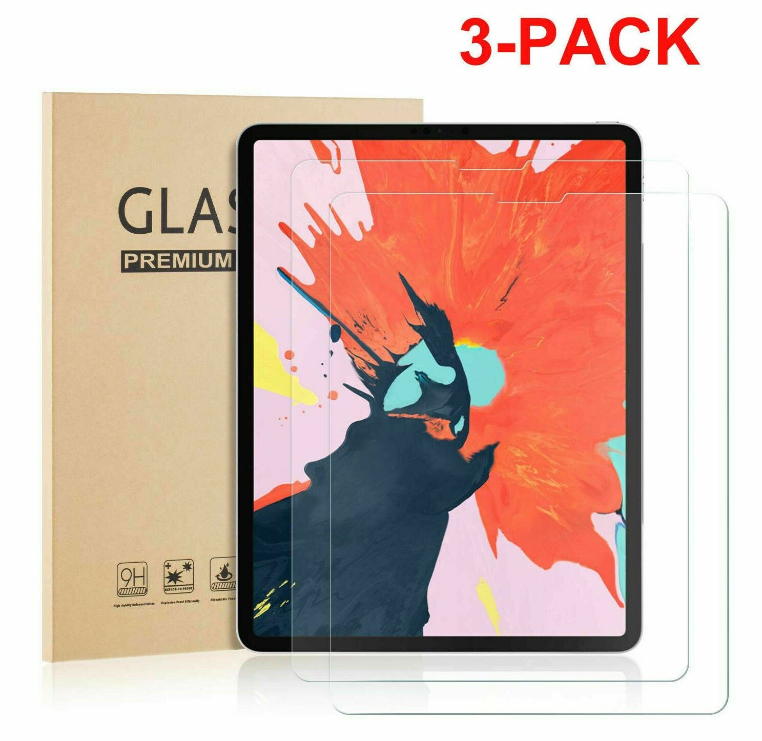 3-Pack Tempered Glass Screen Protector For Apple iPad Pro 11 inch 2020 Model Unbranded Does Not Apply