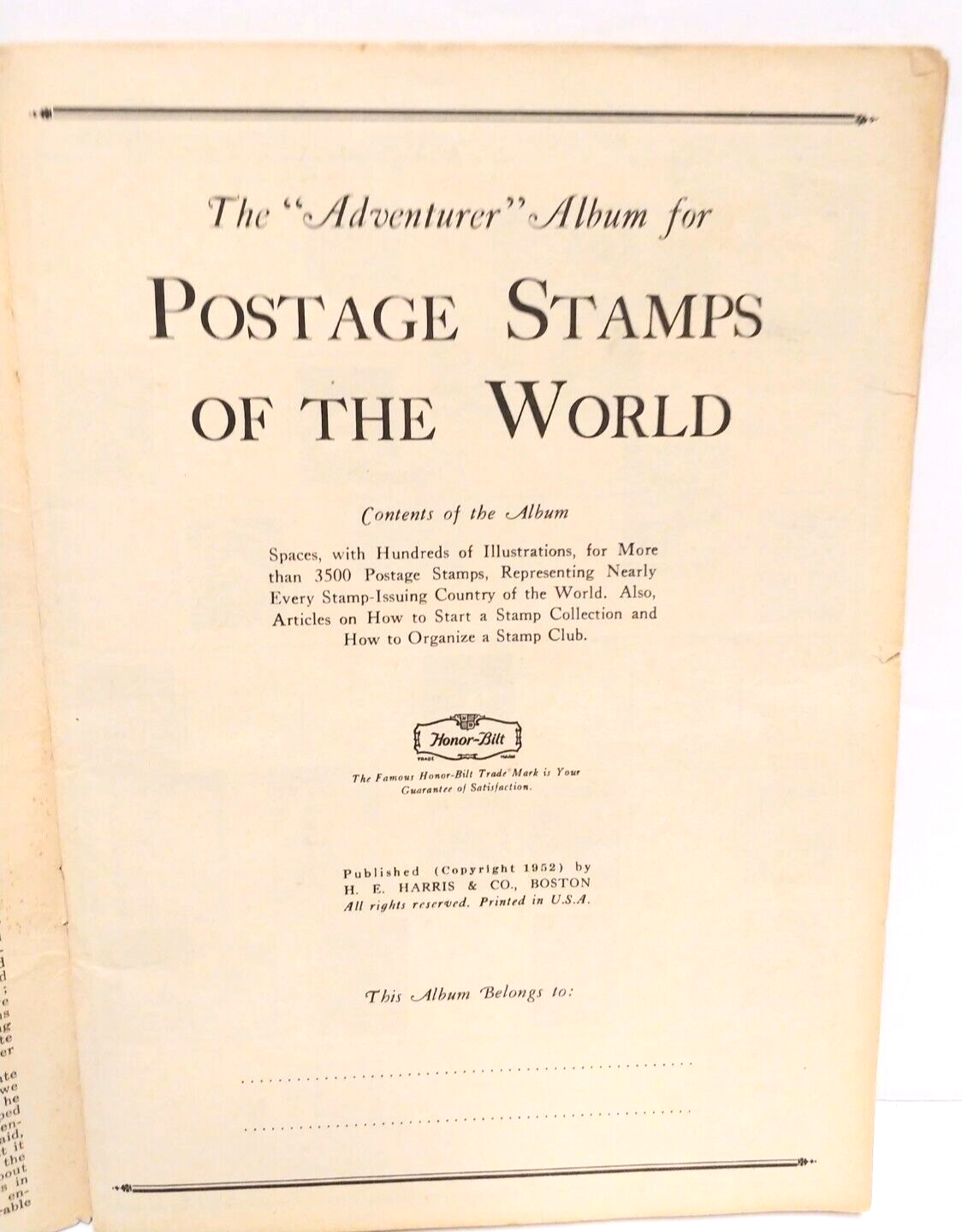Stamp Albums Worldwide Vintage Philately Lot/5 Books 1950's Majestic Discoverer Unbranded - фотография #12