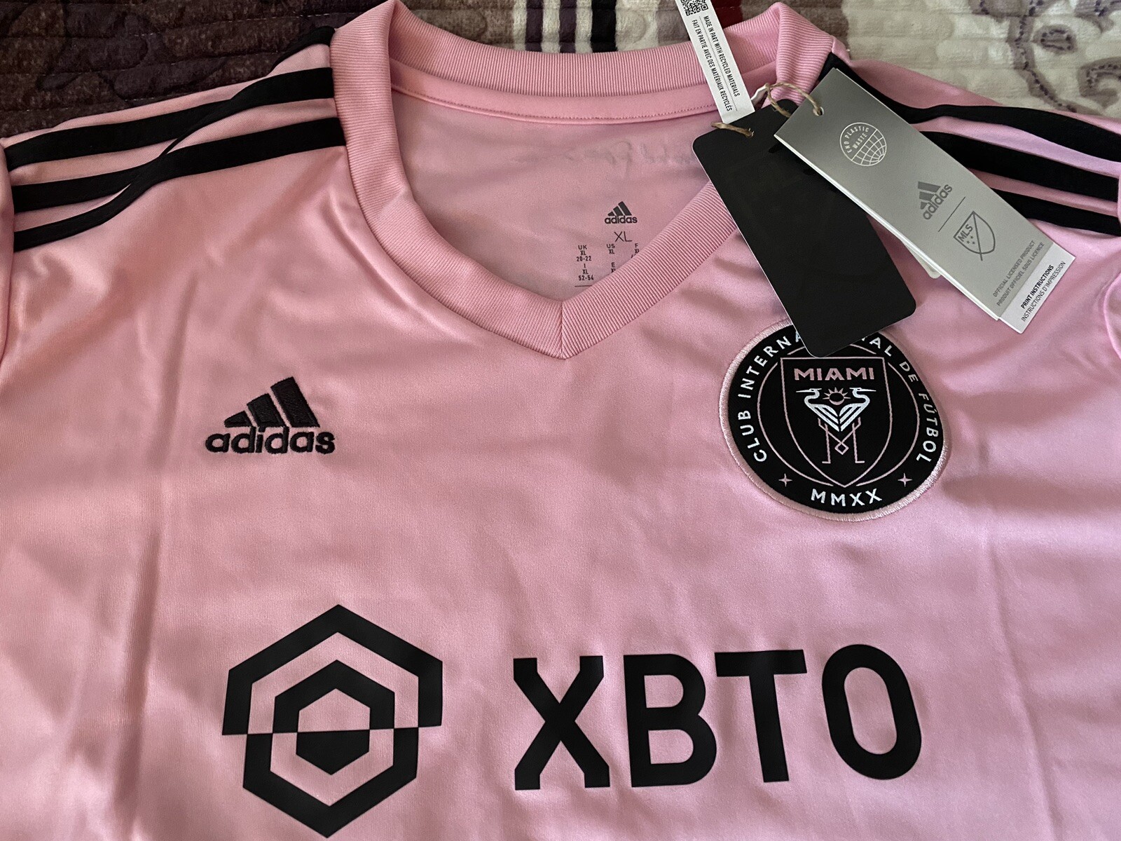 Messi Inter Miami 2023 Home Jersey - Mens Sz XL authentic Adidas Free Ship! Adidas - фотография #2