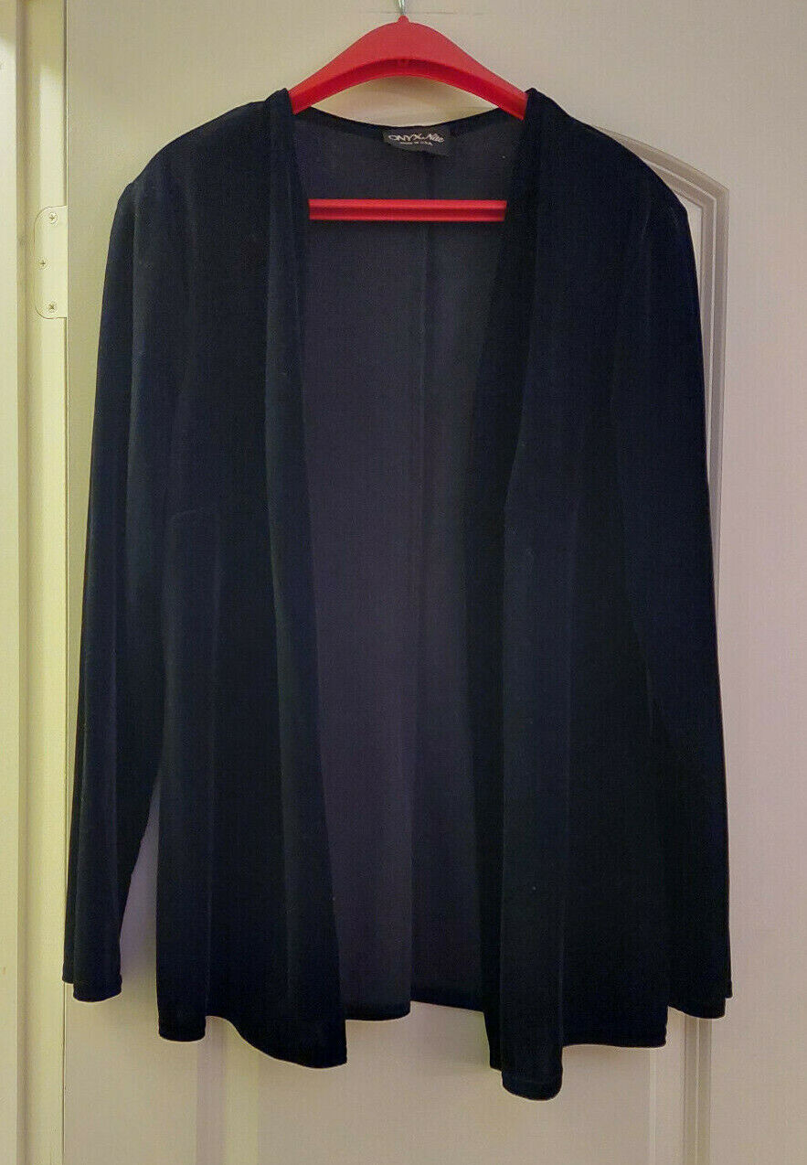 Vintage Onyx Nite Strapless Sequin Velvet Jumpsuit w/Velvet Jacket - Size 12 Onyx Nite - фотография #8