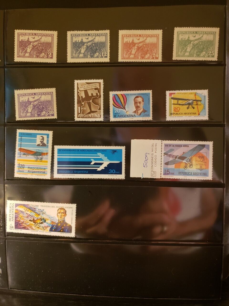 Argentina Aircraft & Aviation Stamps Lot of 12 - MNH - See Details for List Без бренда