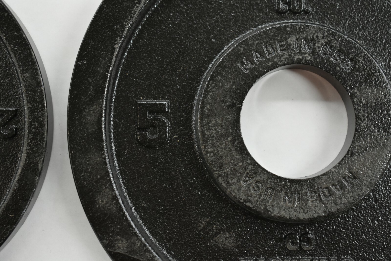 The Strength Co Cast Iron Olympic Weight Plates Singles 5 lb & 2.5 lb 7.5 lbs The Strength Co - фотография #6