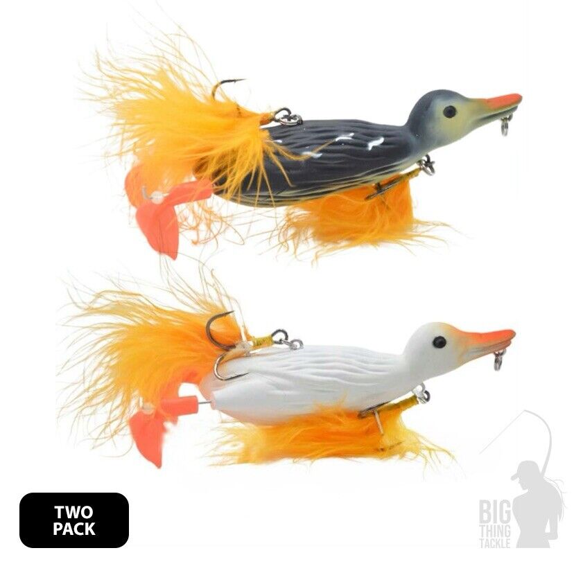 2-pack Top Water Ducks, 3D, Compare to Savage Gear, Suicide Duck, 3/4oz, 5inch Unbranded Does Not Apply
