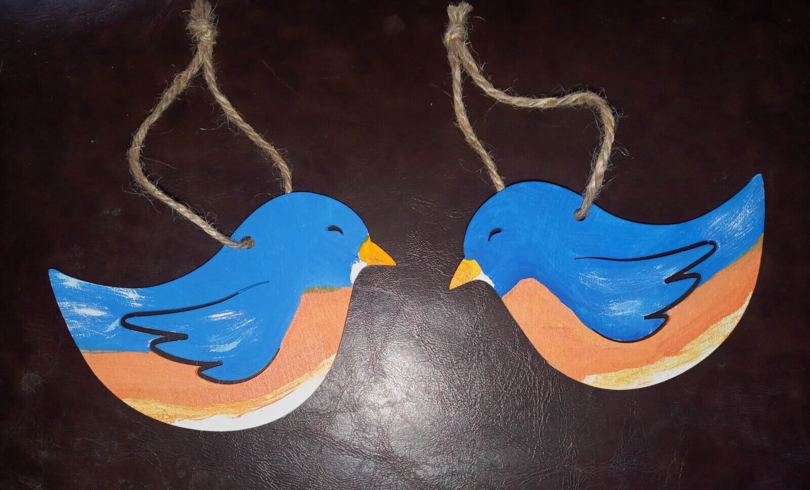 Bluebird Ornaments, Set Of 2 Без бренда