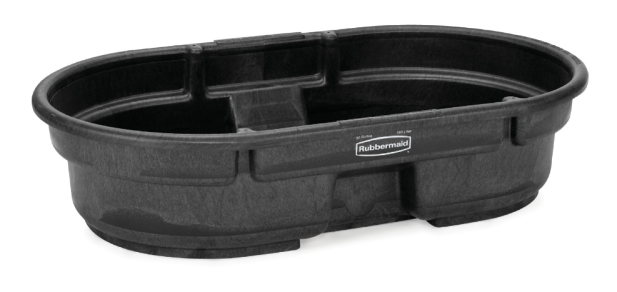 Rubbermaid 4243-00-GRAY 50 gal. Structural Foam Stock Tank RUBBERMAID 4243-00-GRAY