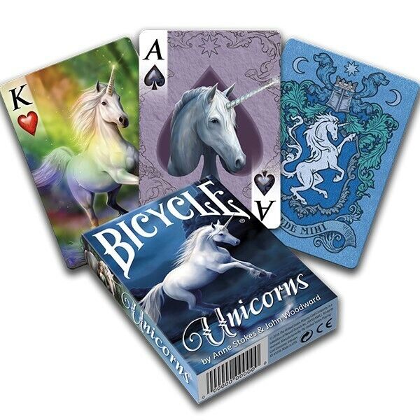 Bicycle Anne Stokes Unicorns Playing Card Deck - USPCC - Brand New - Poker Size Bicycle