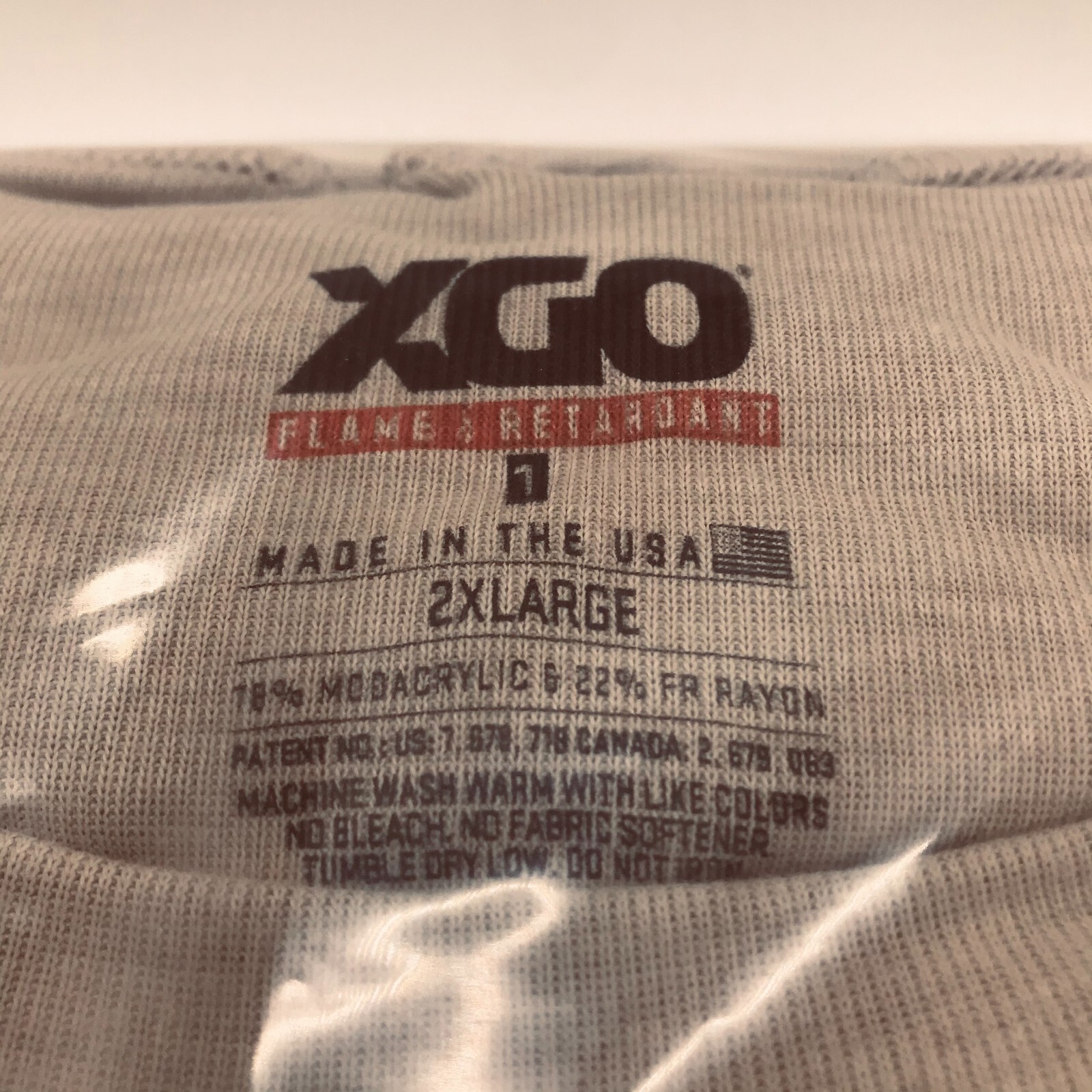 Military XGO Flame Retardant T-Shirt  &  Boxers Combo  Size: 2XL  XGO - фотография #4