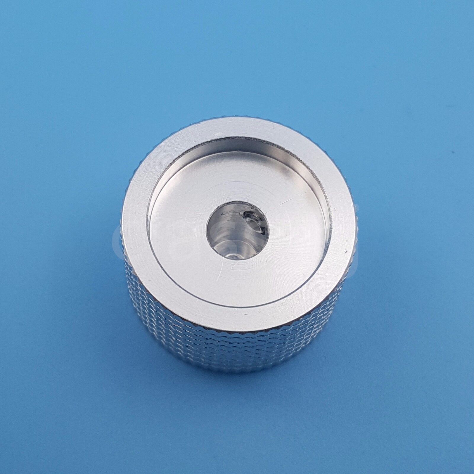 10Pcs 6.4mm 1/4'' Silver Aluminum 25 x 15.5mm Amplifier Audio Volume Rotary Knob Unbranded/Generic Does Not Apply - фотография #3