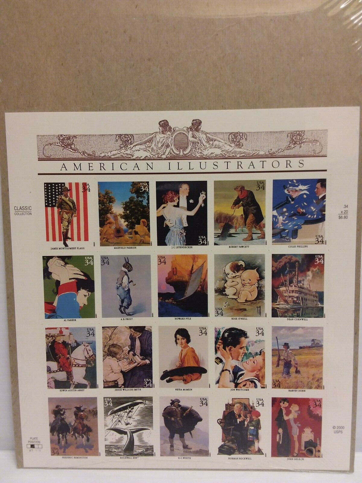US Postage Stamp Collection: Full Page, Posted FIrst Day Issue, Inverted Centers Без бренда - фотография #5