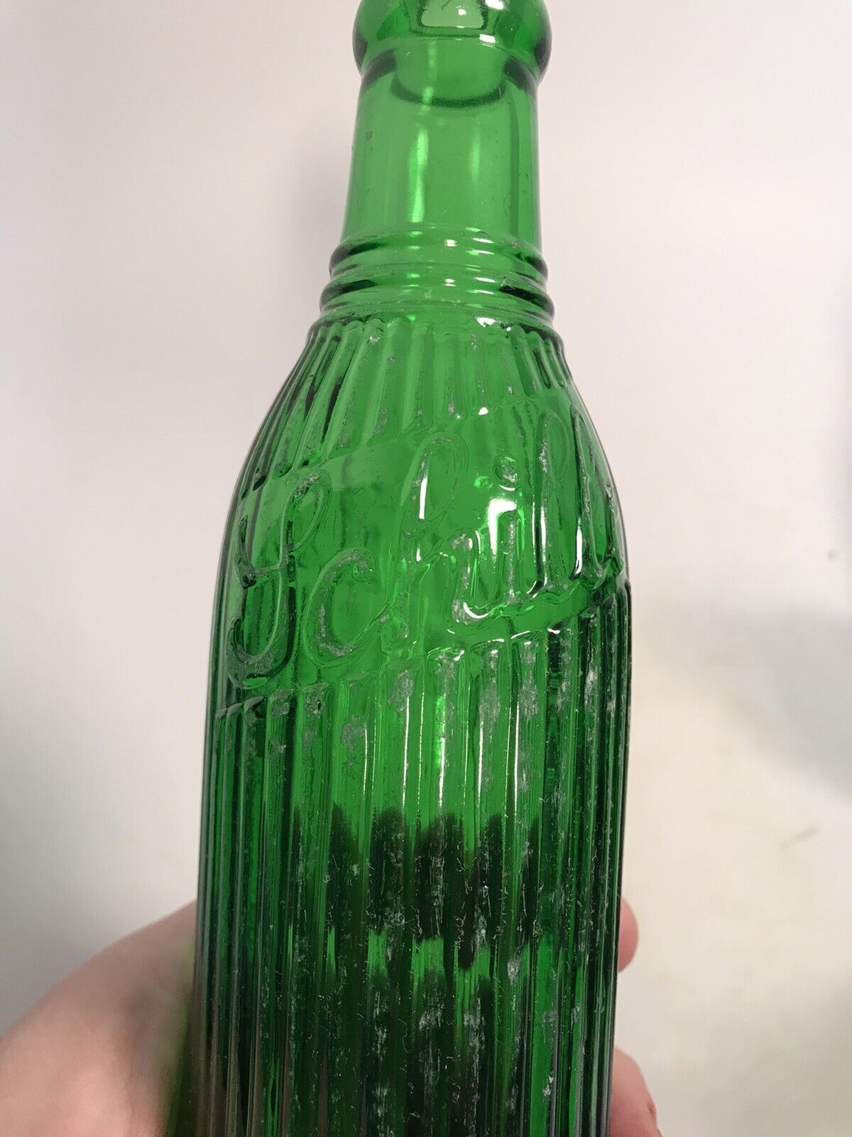 SCHILLE green Soda Bottles, Pop, Beverage, lot of 3 the same, dug, 7 ounce Без бренда - фотография #5