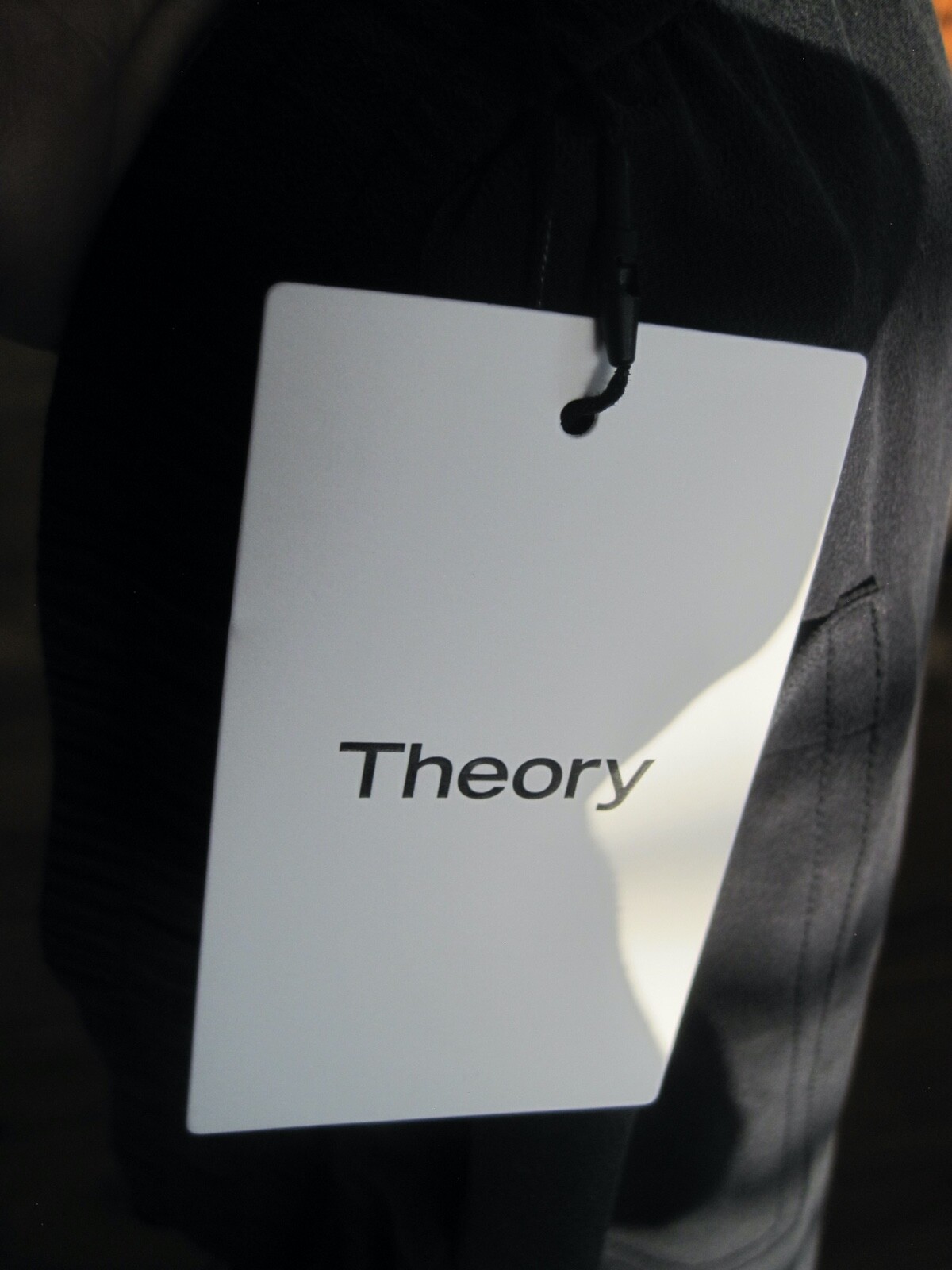 Theory L Concord Summer Silk Women's Pants Waist 33" Inseam 28" Retail $295 NWT Theory - фотография #3