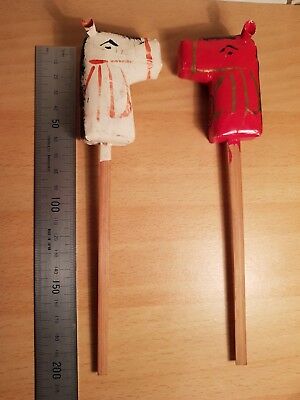 Vintage Japan Made Lot Sale horse papier mache,  mini faces &  boot souvenirs  Без бренда - фотография #4