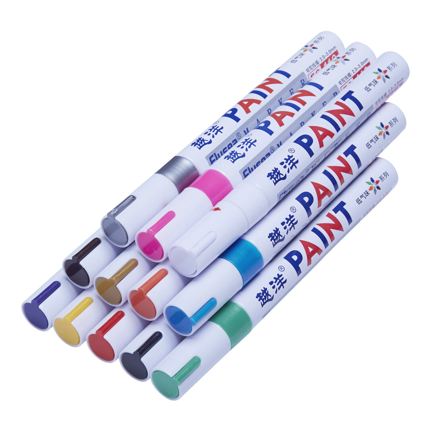 12Pcs Waterproof Permanent Paint Marker Pen For Car Tyre Tire Tread Rubber Metal Unbranded Does Not Apply - фотография #12