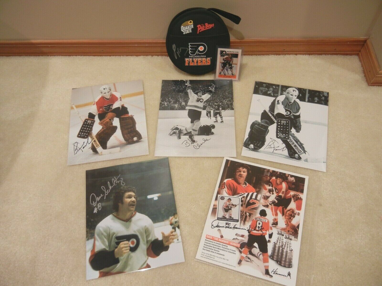Philadelphia Flyers Alumni Signed Photo Lot + MORE: Clarke*Parent*Schultz*Kelly Без бренда