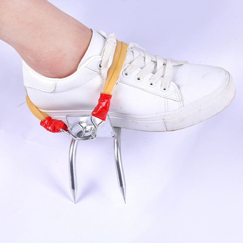 2Pcs Tree Climbing Spikes Shoes Set Stainless Steel Claw Hard Tree Climbing Tool Unbranded Does Not Apply - фотография #6