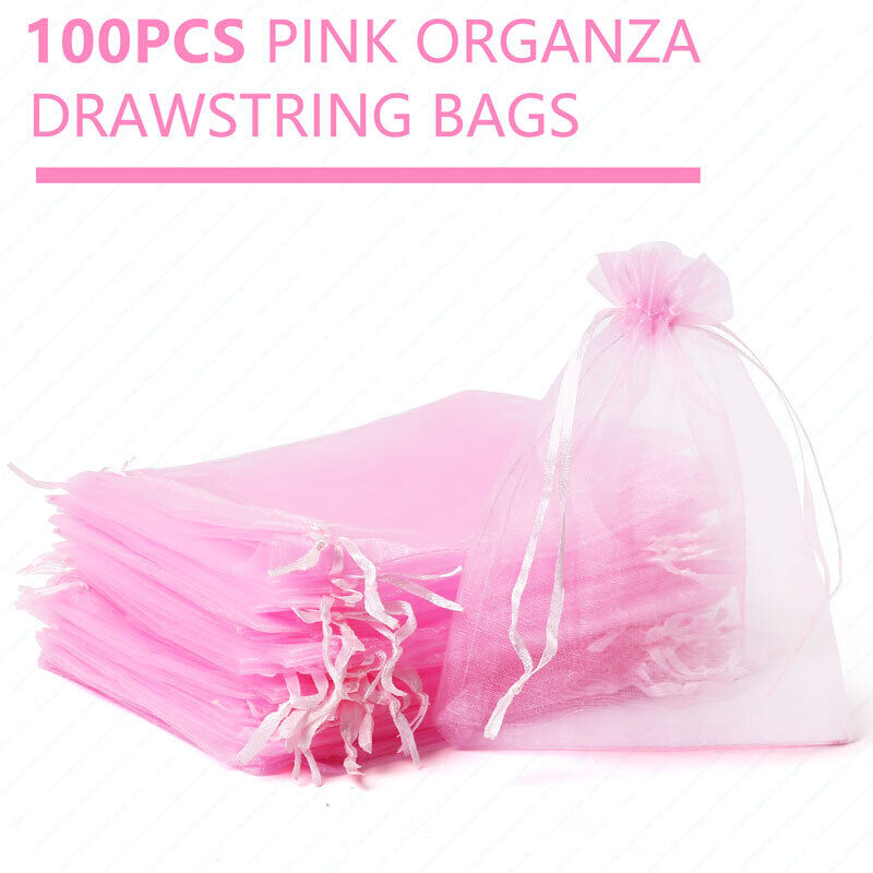 100PCS 5X7in Drawstring Organza Bag Jewelry Pouch Wedding Party Favor Gift Bags LotFancy Does Not Apply - фотография #7
