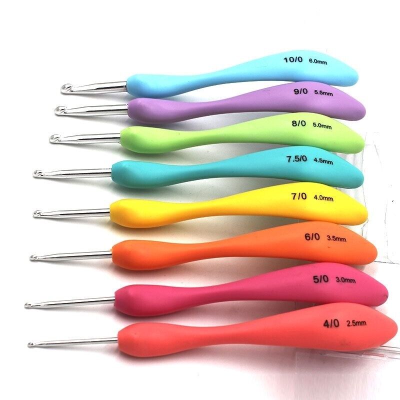 Crochet Hook Aluminum Knitting Needles Grip Mom Gifts Sharp Mixed Metal Loom  Sewing Accessories China SewingAccessoriesS822