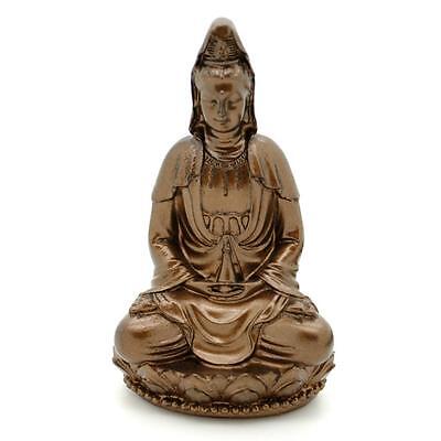 KWAN YIN STATUE 3" Buddhist Goddess HIGH QUALITY Bronze Resin Deity Guan Quan Без бренда