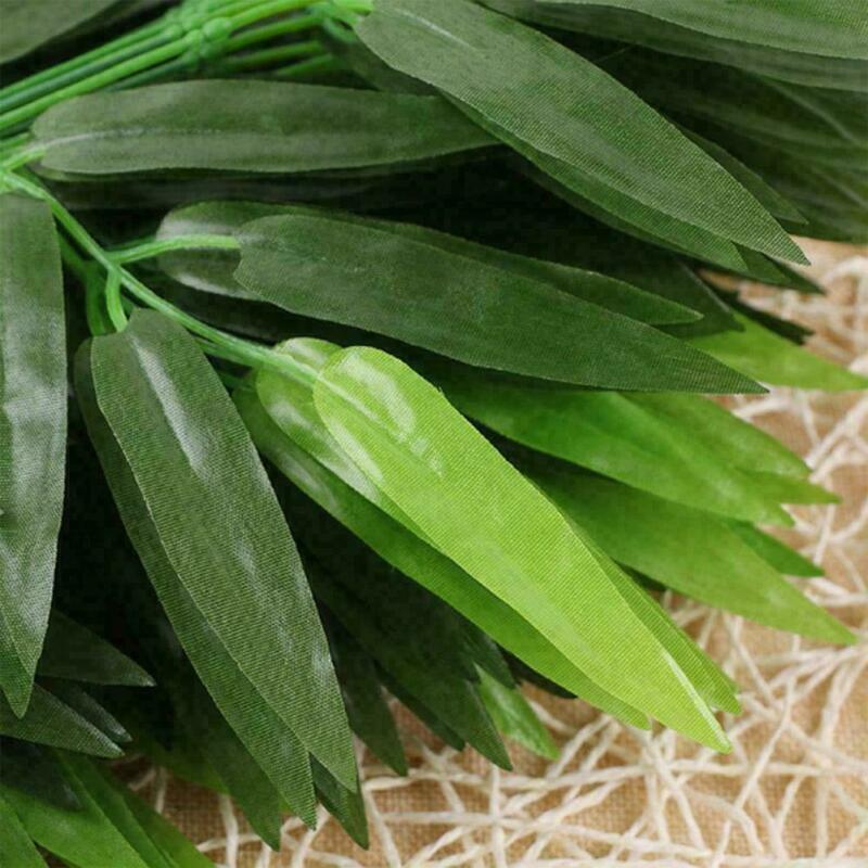20Pcs Home Decoration Artificial Bamboo Leaf Tree Green Plant Beautiful Gift USA Unbranded Does not apply - фотография #11