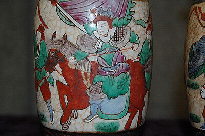 Vases Kangxi Period Style Pair of Crackled Enamel Glaze Antique circa 1890 S3380 Без бренда - фотография #10
