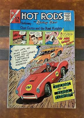 HOT RODS and RACING CARS COMIC No.78 SILVER CHARLTON MAR 1966 12c * DIRT TRACK Без бренда