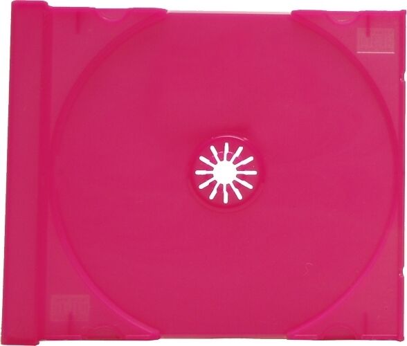 (10) CDIR80FHP Frosted Hot Pink Standard CD Trays Replacement Inserts Colored Square Deal Recordings & Supplies CDIR80FHP