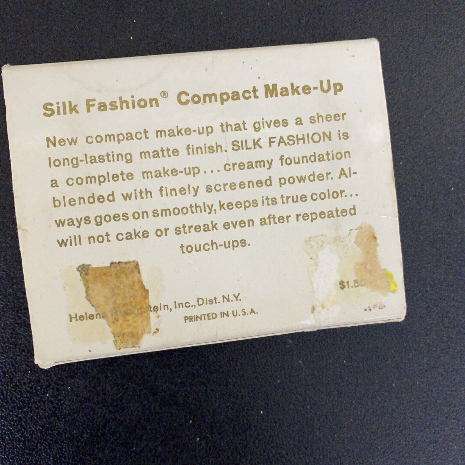 Vintage NEW UNUSED Helena Rubinstein Silk Fashion Compact Make-Up Soft Rose Без бренда - фотография #5