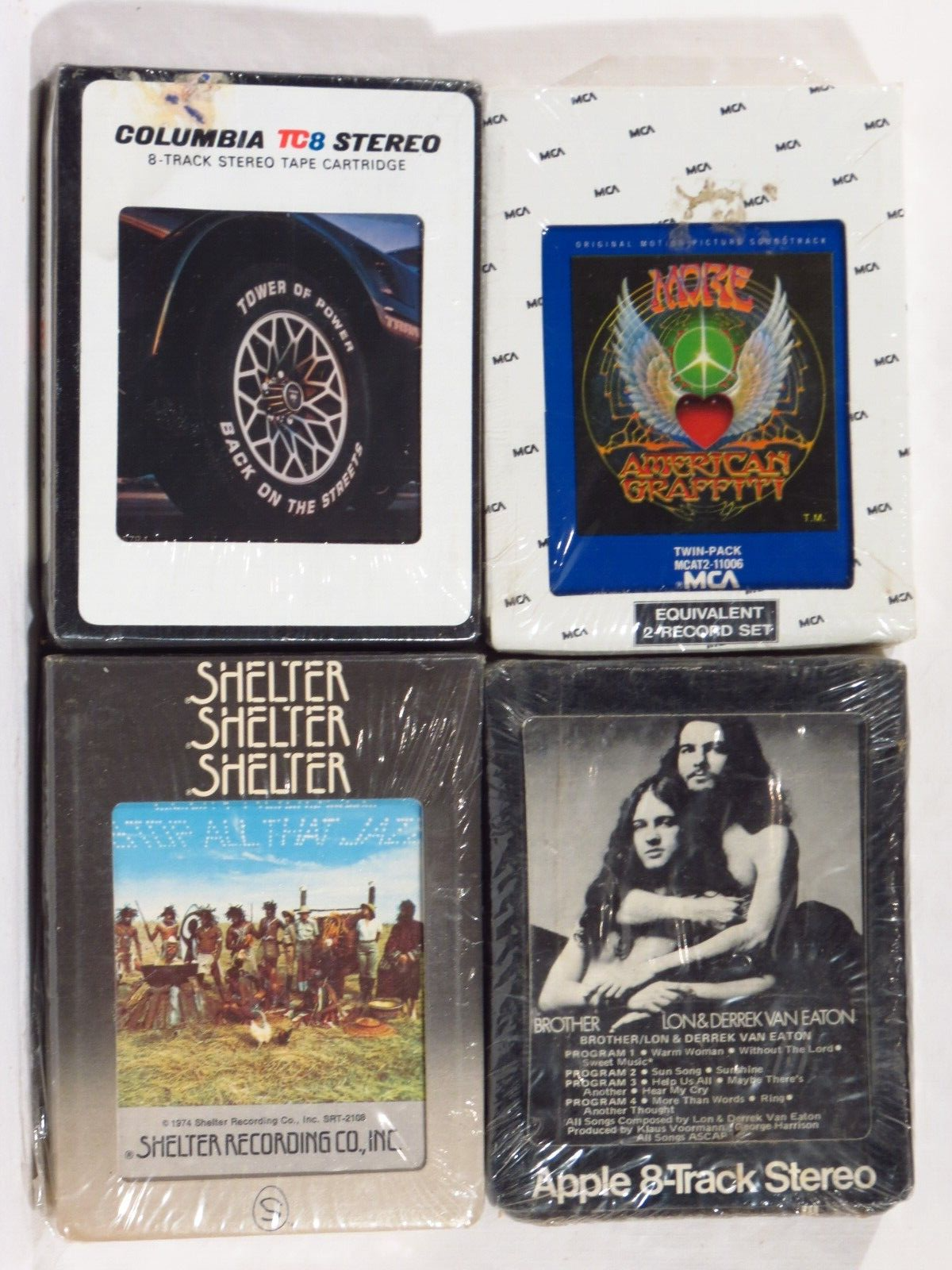 LOT (#2) of 20 US 8-Track tapes STILL SEALED - Rock, Soul, Folk, Jazz Без бренда - фотография #5