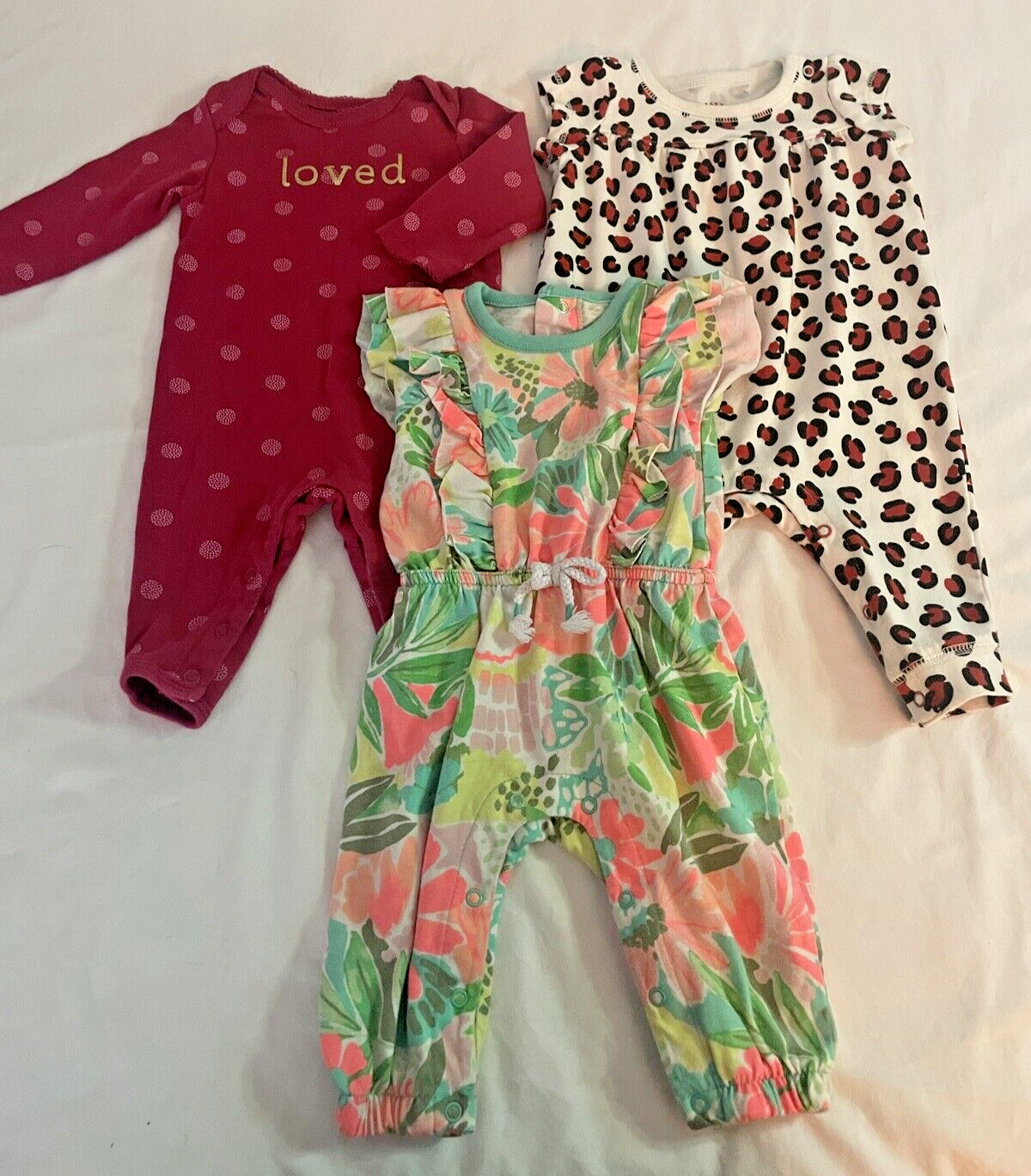 65 Pc 0-3 Mo Baby Girl Clothes + Hats & HeadBands Big Huge Bundle Set Lot Mix - фотография #14