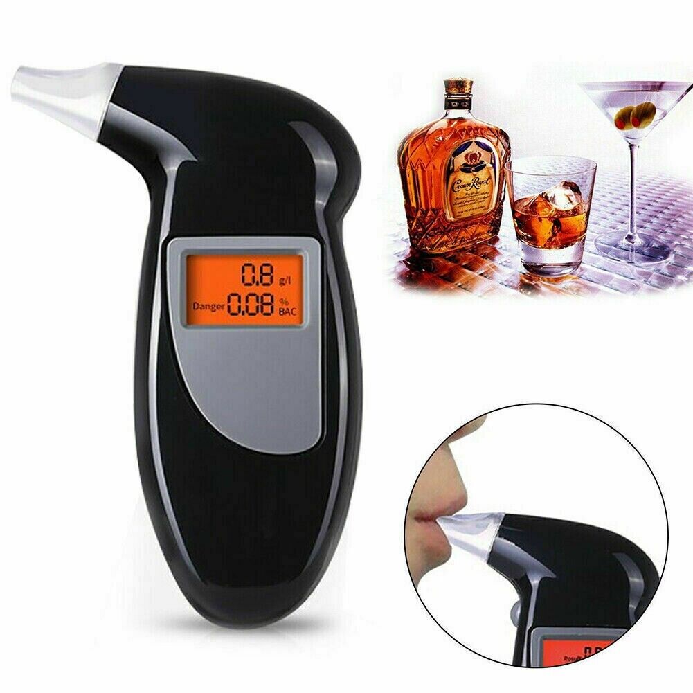 Digital LCD Police Breath Breathalyzer Test Alcohol Tester Analyzer Detector NEW Ezonedeal Does Not Apply - фотография #2